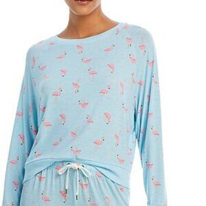 Honeydew  Brand,  Pajama Set in Blue Moontint Flamingo